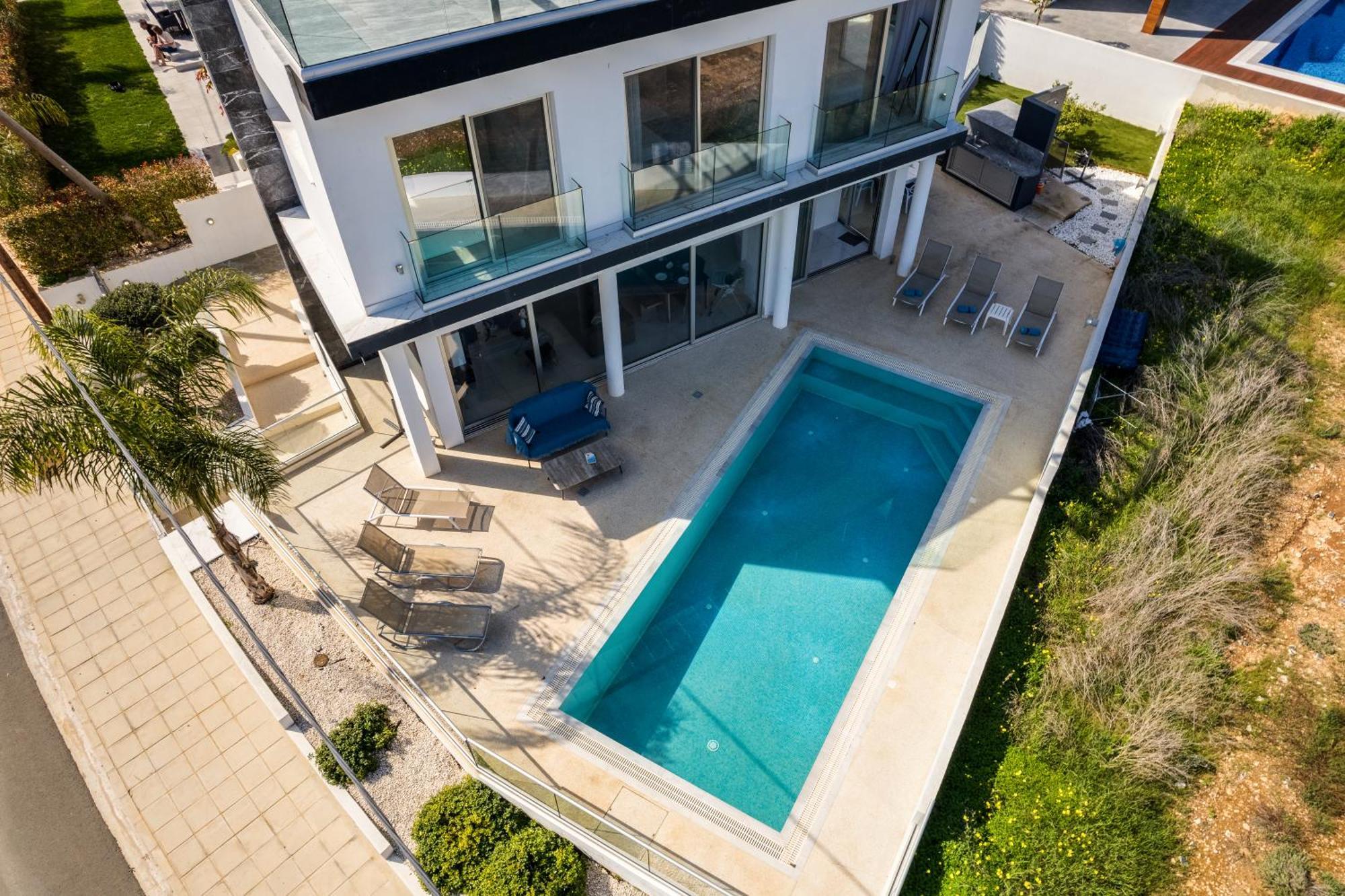 Seaside Luxury Villa Paralimni Esterno foto