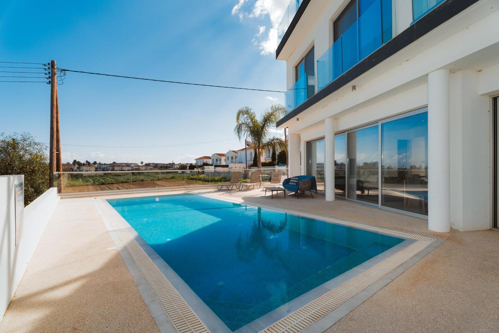 Seaside Luxury Villa Paralimni Esterno foto